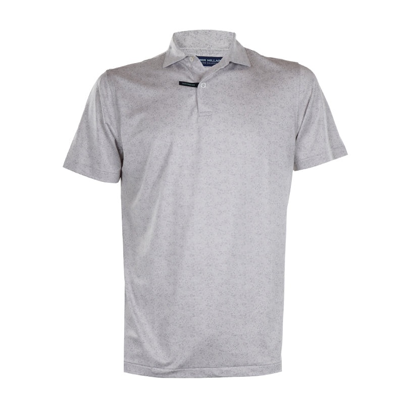 PETER MILLAR Riviera Performance Jersey Men’s Polo (British Grey)