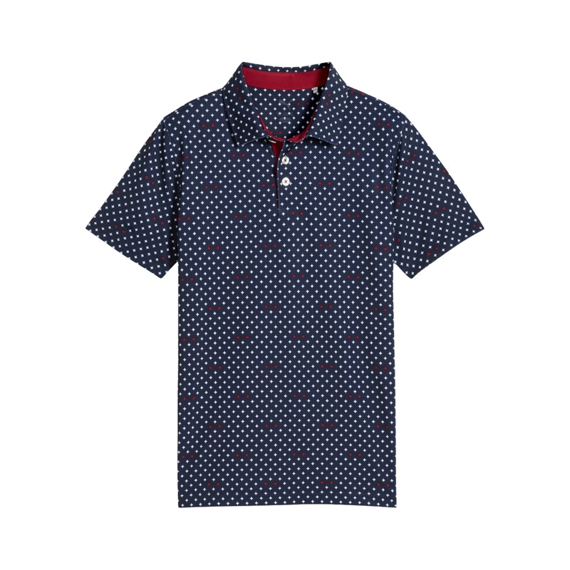 PUMA Boys Burgh Polo – Deep Navy
