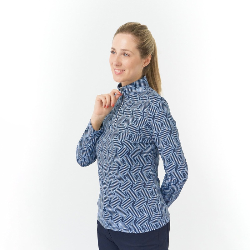 Pure Ladies Brushed Back Long Sleeve Golf Top – Last One Large Only Left
