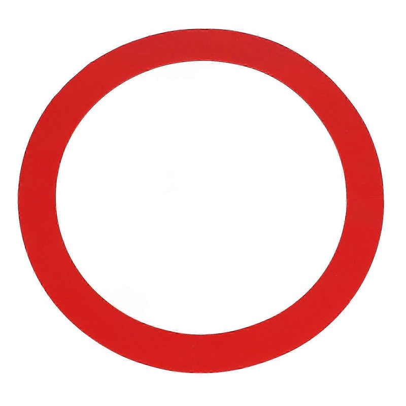 Ultra Thin Silicone Golf Practice Target Rings – Vibrant Red Indicator Circles for Golf Training, 50.5cm Small Target Size