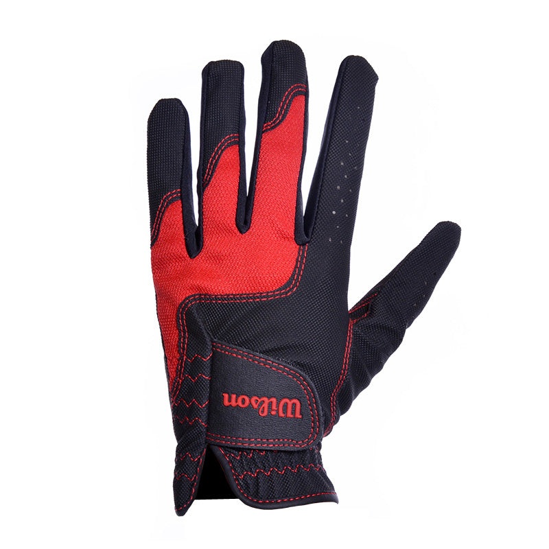 WILSON Junior Glove (Black)|LEFT HAND|BLACK