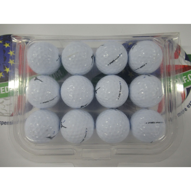 12 Mizuno Rb 566 V Golf Balls Pearl/Pearl 1 Grade
