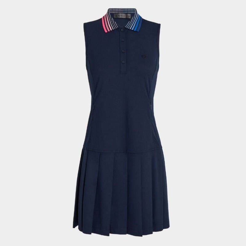 G/FORE Pique S/L Polo Dress – Twilight