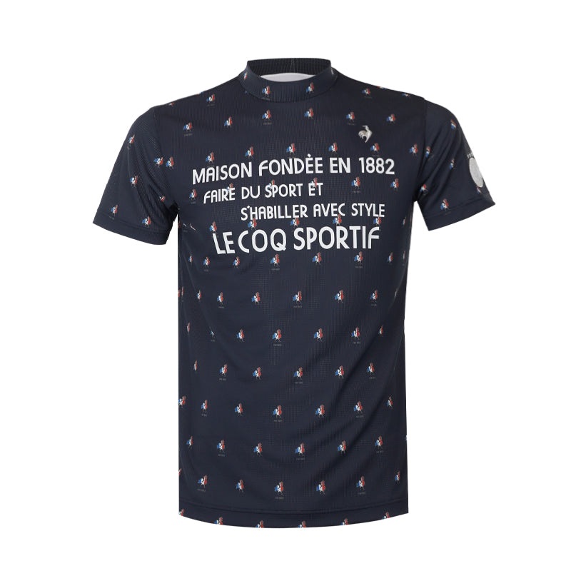 LE COQ SPORTIF GOLF Rooster Men’s Mock Shirt (Navy)