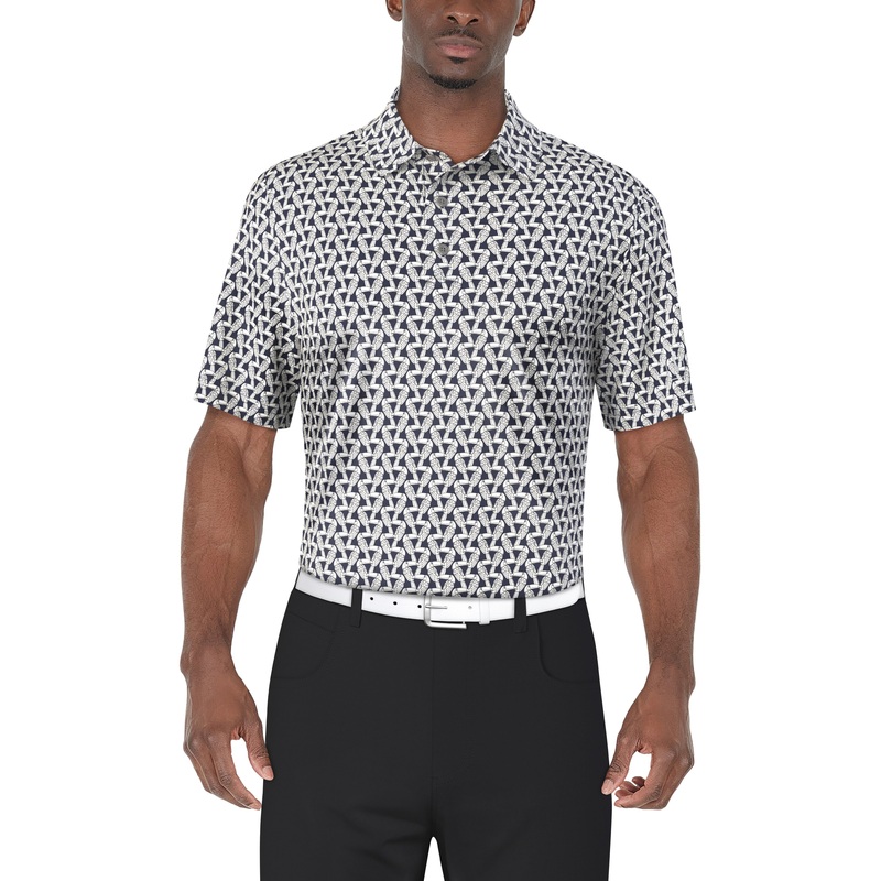 Men’s Toucan Print Golf Polo|Navy|Peacoat-ZZ|XS|S|M|L|XL|XXL|XXXL