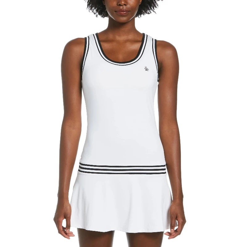 Penguin S/L Tennis Dress – Bright White