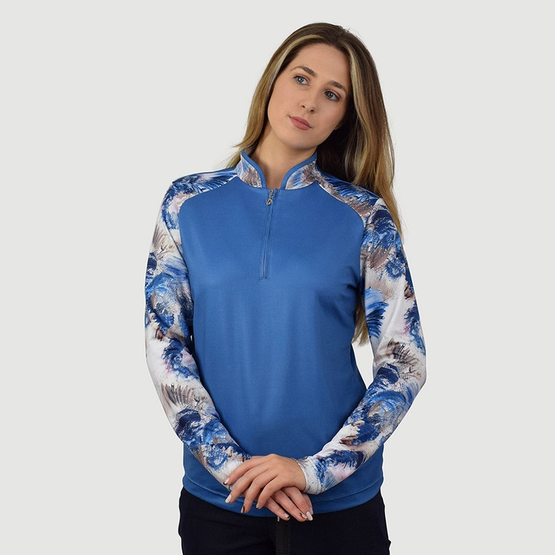 Pure Golf Ladies Hazel Long Sleeve Polo – Small Only Left