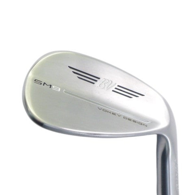 Titleist: Vokey SM9 Brushed Steel 50 Wedge Steel Wedge-Flex Right Hand