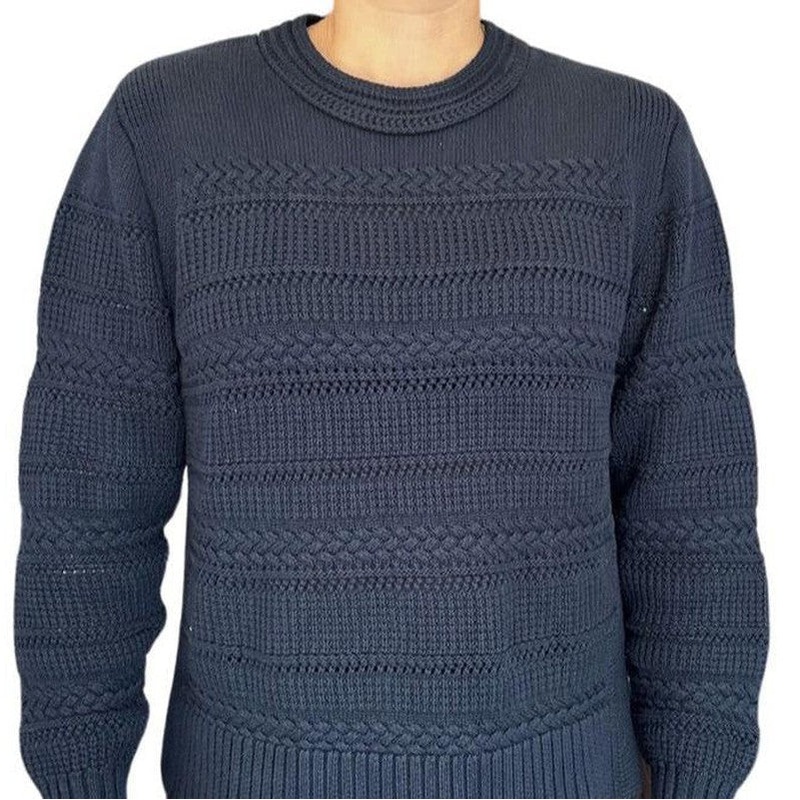 Autumn Cashmere Cable Sweater – Navy