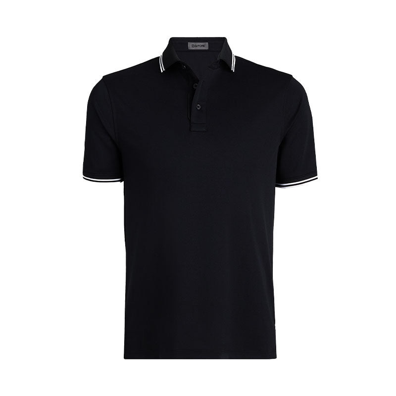 GFORE Tux Men’s Performance Pique Polo (Onyx)