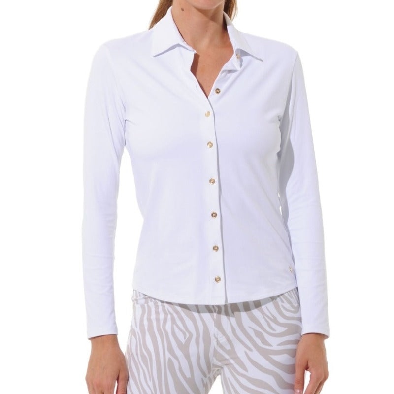 MDC L/S Relaxed Shirt – White|2|4|6|8|10|12