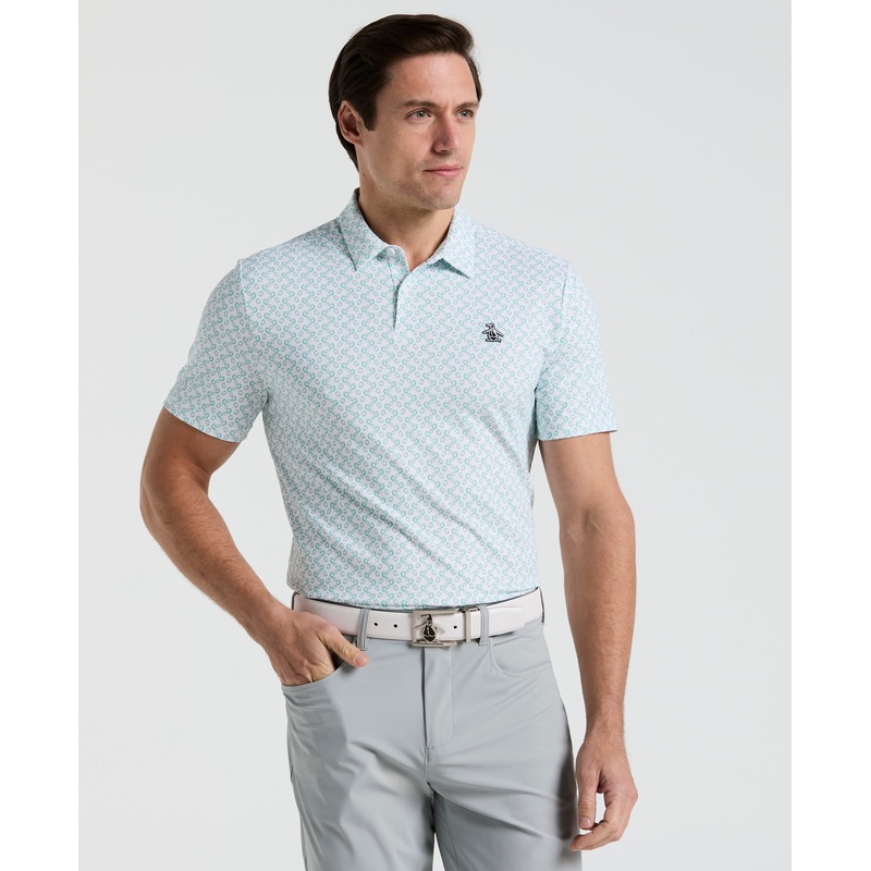 Men’s Lifesaver Print Golf Polo