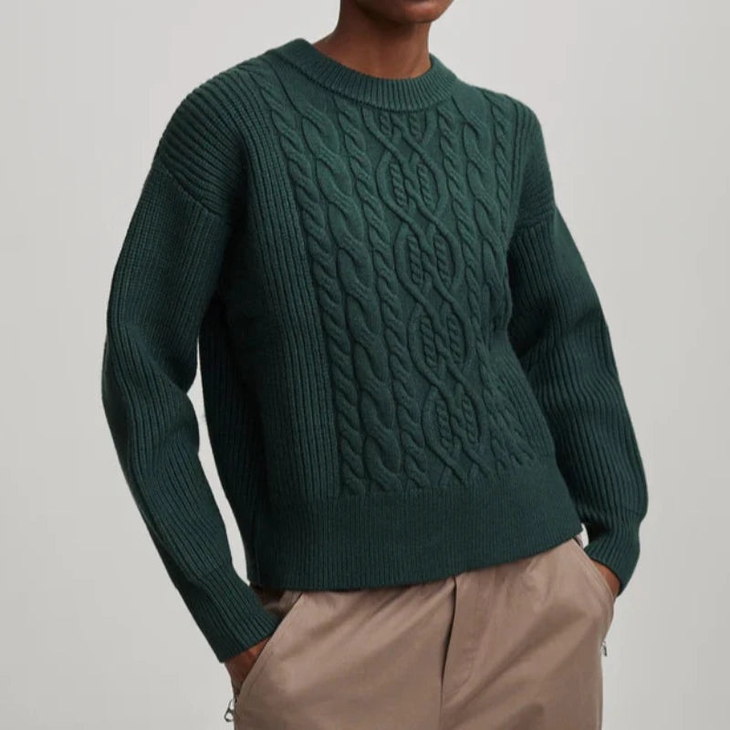 Varley Mondain Cable Sweater – Dark Spruce