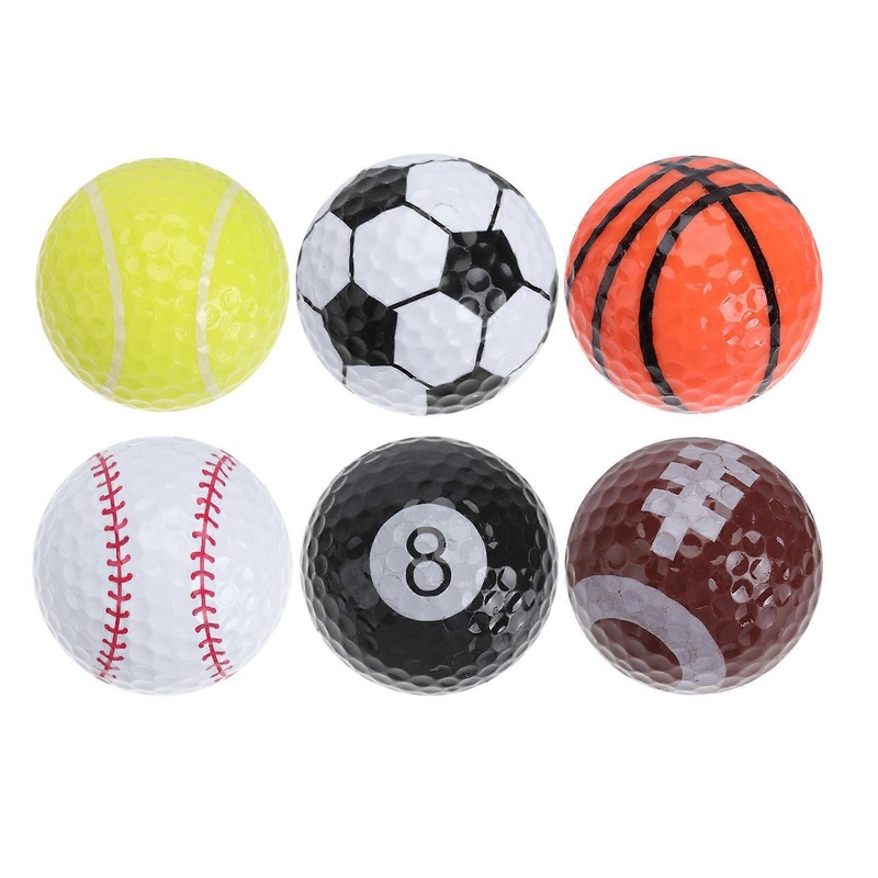 Assorted Color Plastic Training Balls for Sports Use 6 Pieces Lightweight Design