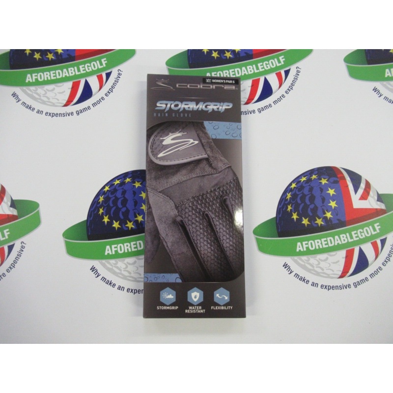 Cobra Stormgrip Ladies Rain Glove Black Size Small Pair