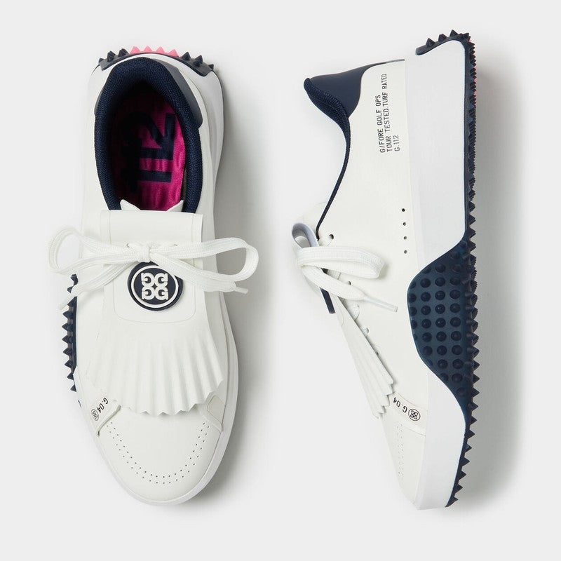 G/FORE Kiltie Golf Shoe – Snow/Twilight