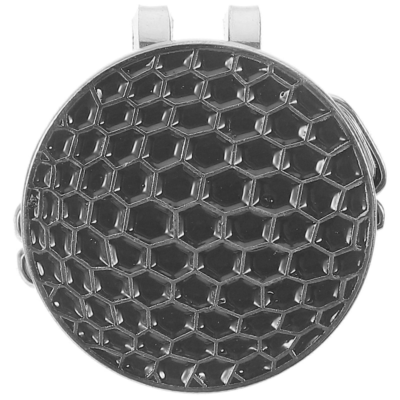 Hat Retainer Clip Golfs Hat Clip Golf Ball Marker For Golfers Outdoor Sports White Round Iron 1 Pair