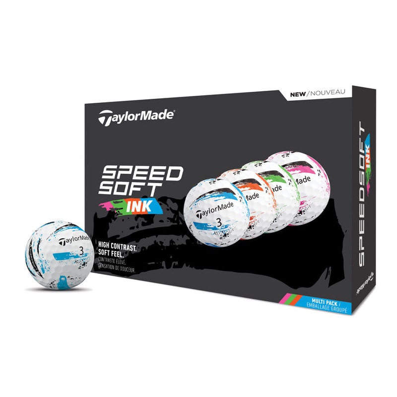 SpeedSoft Ink ’25 Golf Balls 1 Doz – Multi