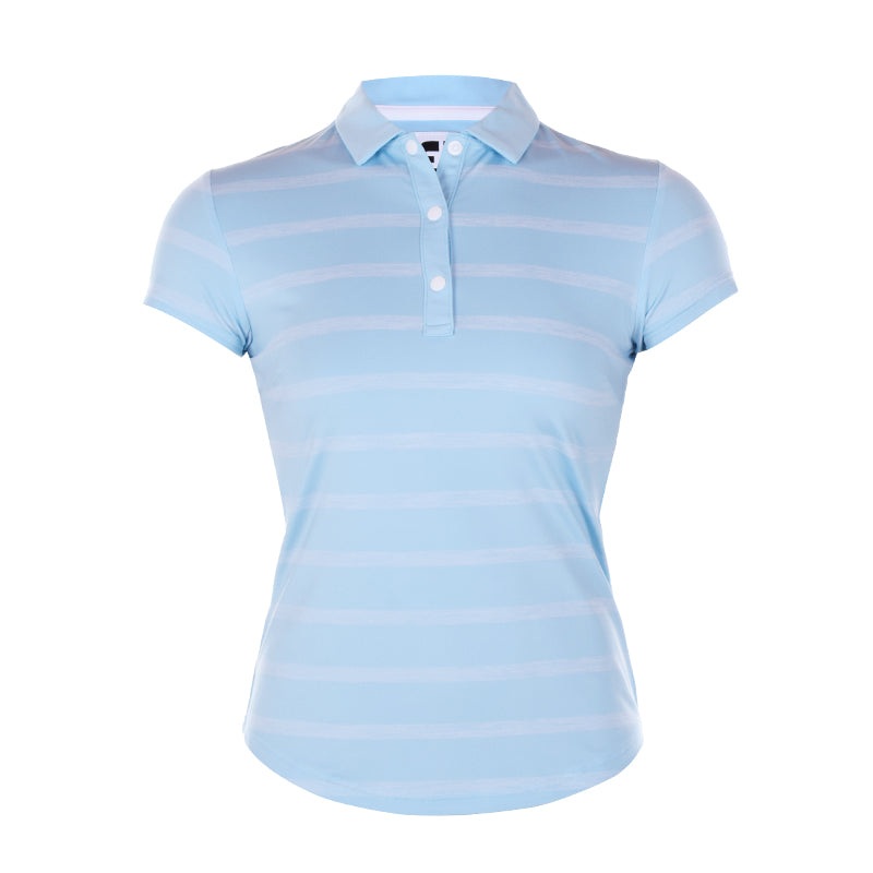FOOTJOY Spacedye Stripe Women’s Polo (Blue)