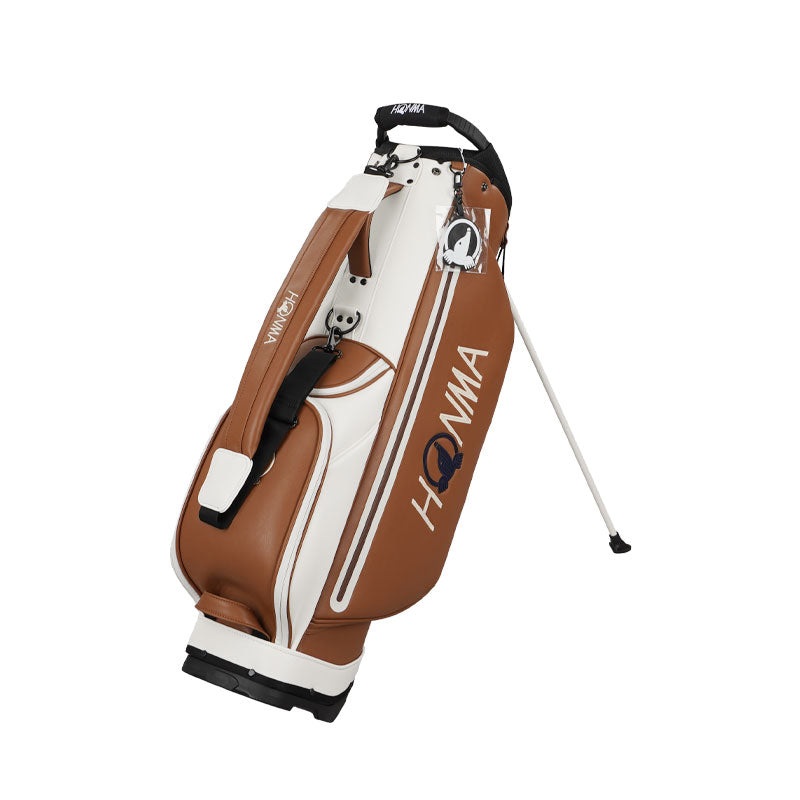 HONMA CB12507 8.5 Stand Bag (Camel/White/Black)