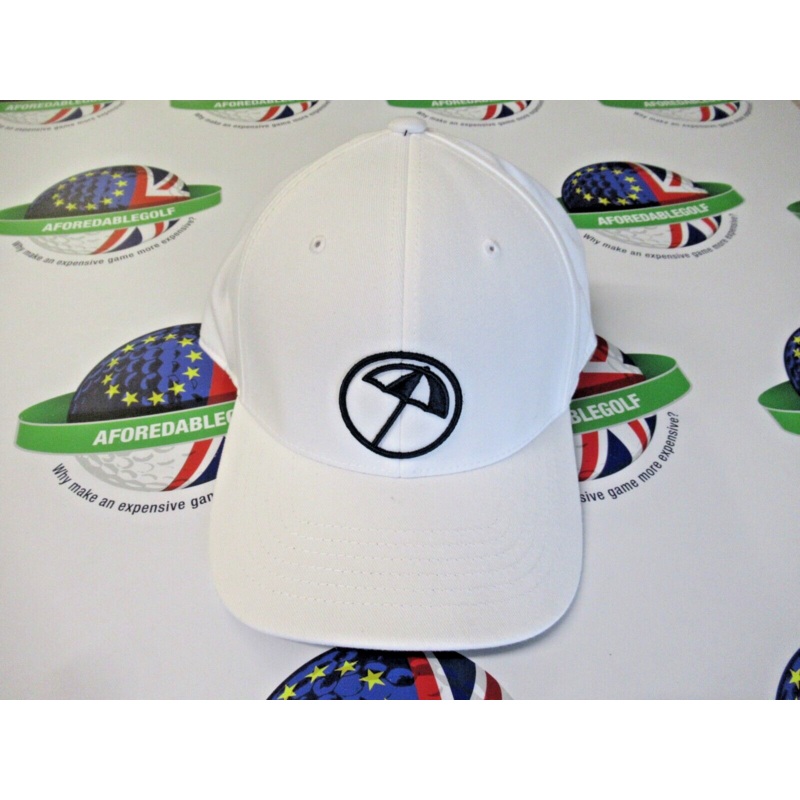 Puma 110 Snap Back Adjustable P Arnold Palmer White Golf Cap