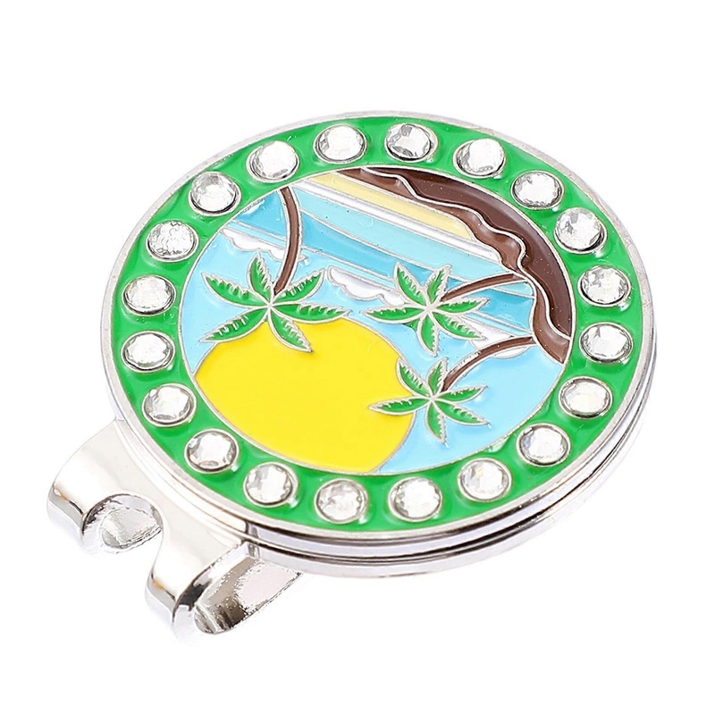 Hat Clip For Golf Ball Marker Zinc Alloy Training Aid Golf Supplies 1Pcs
