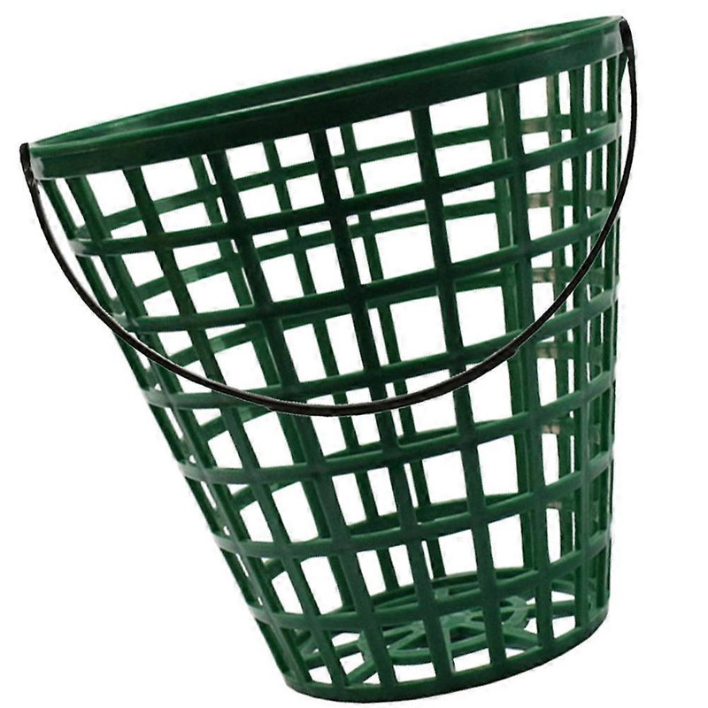 Lightweight Durable Portable Golf Ball Basket Storage Container with Handle for Easy Carrying at Driving Range and Outdoors