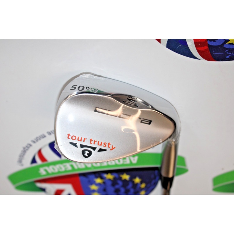 New Cobra Trusty Rusty 50 Degree Gap Wedge Steel Shaft Stiff Flex
