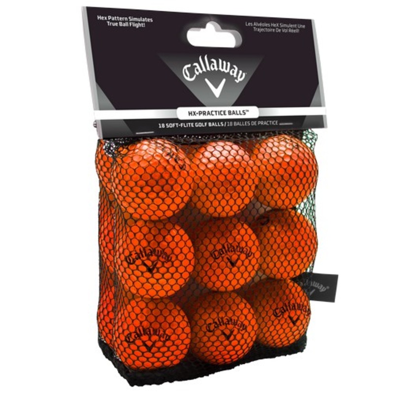 Callaway SF HX Practice Balls – Orange 18 Pack