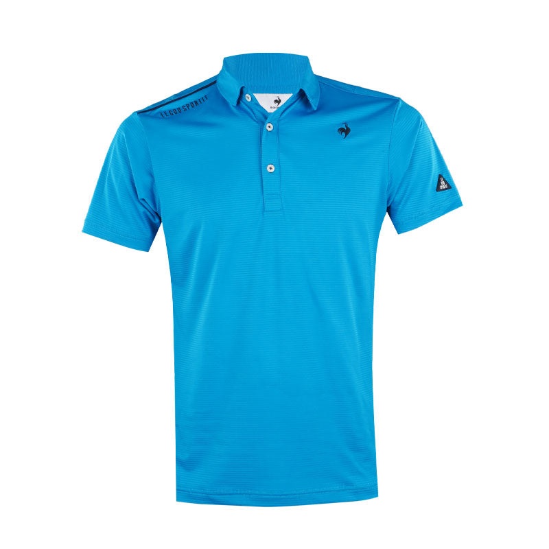 LE COQ SPORTIF GOLF Stripe Men’s Polo (Blue)