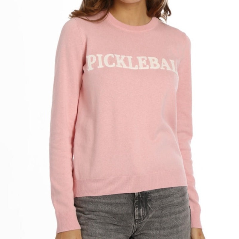 Minnie Rose Pickleball Sweater – Pink