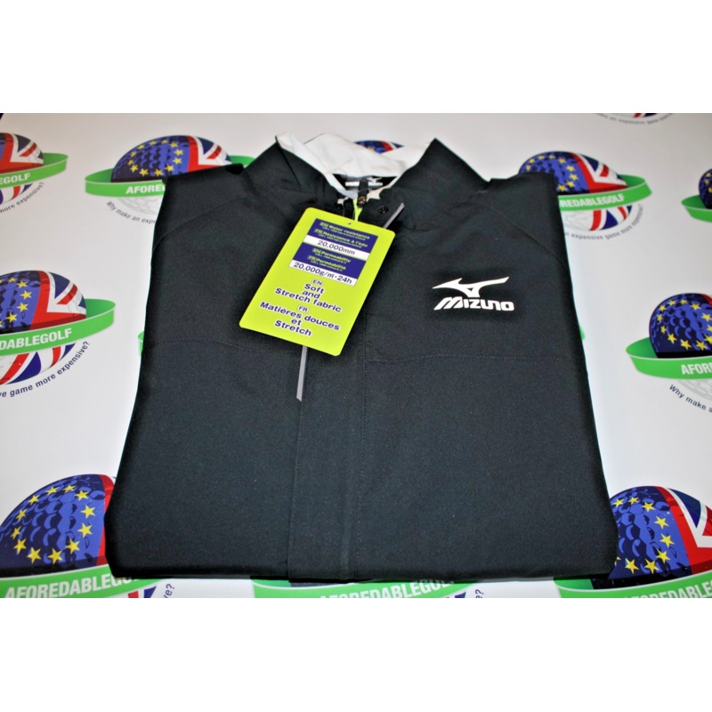 Mizuno Imperalite F20 20,000mm waterproof jacket black/grey uk size xl