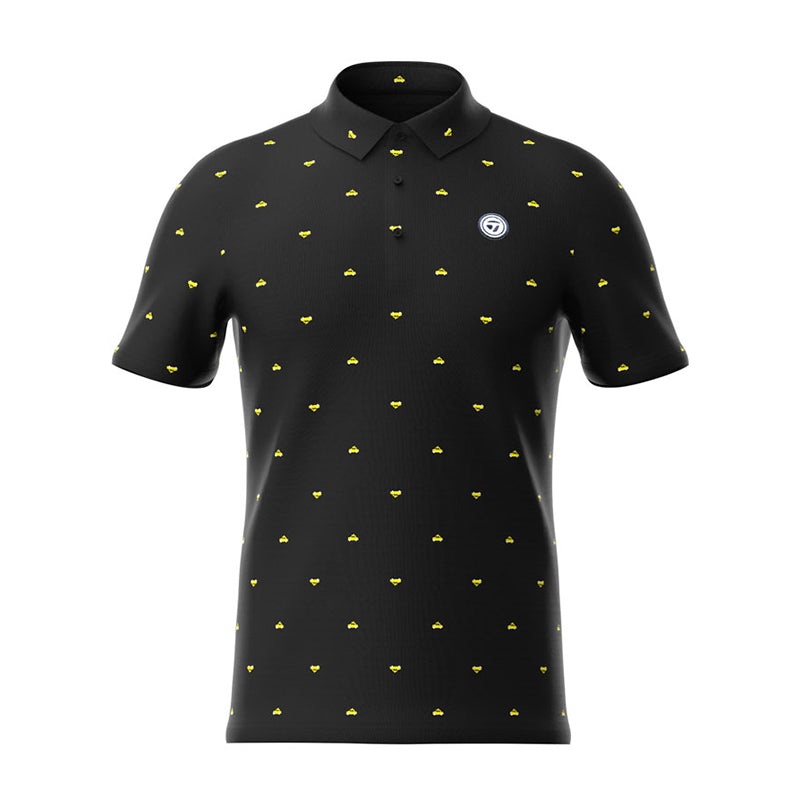 TAYLORMADE T-Ice Taxi Icon Men’s Polo (Black)