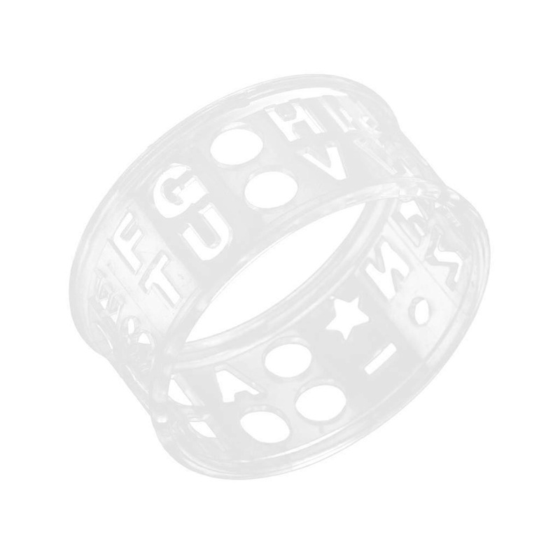 Transparent Letter Golf Ball Liner Marker Template Drawing Alignment Tool