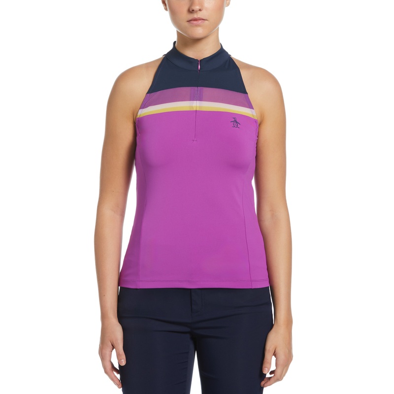 Women’s Tennis Halter Tank|Purple Cactus Flower|XS|S|M|L|XL