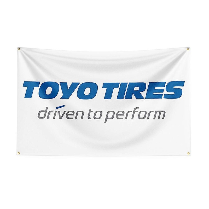 90x150cm Toyo Tires Flag Polyester Printed Car Parts Banner For Decor