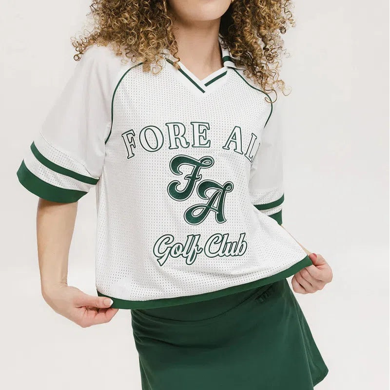 Fore All Ilona Warm-up Polo – White