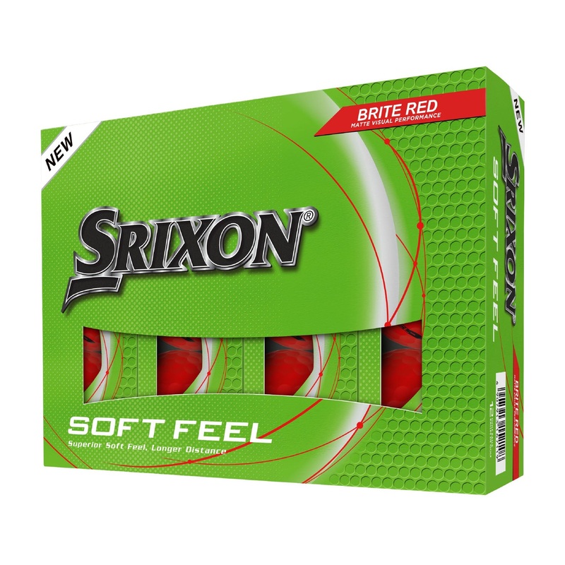 Srixon Soft Feel 14 Golf Balls 1 Doz – Red