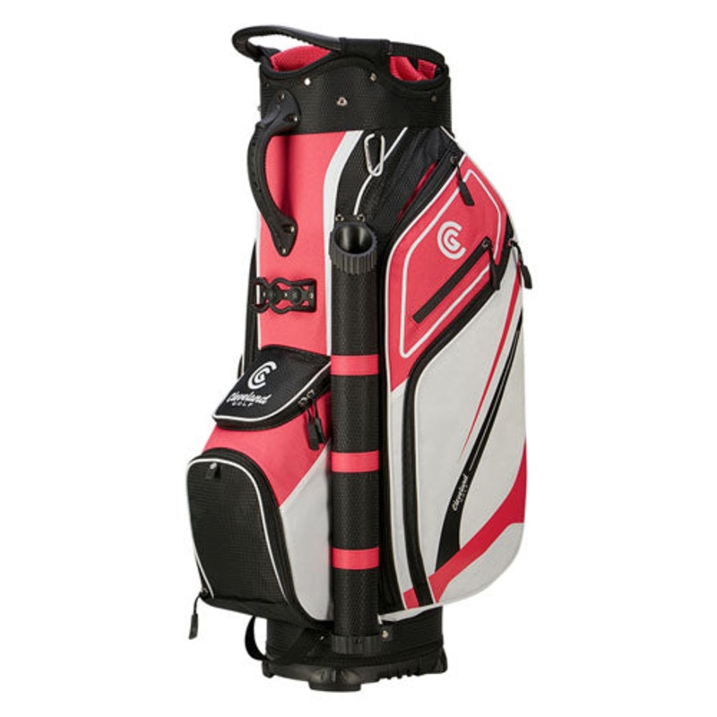 Cleveland Lite Cart Bag 22 – Pink/White/Black
