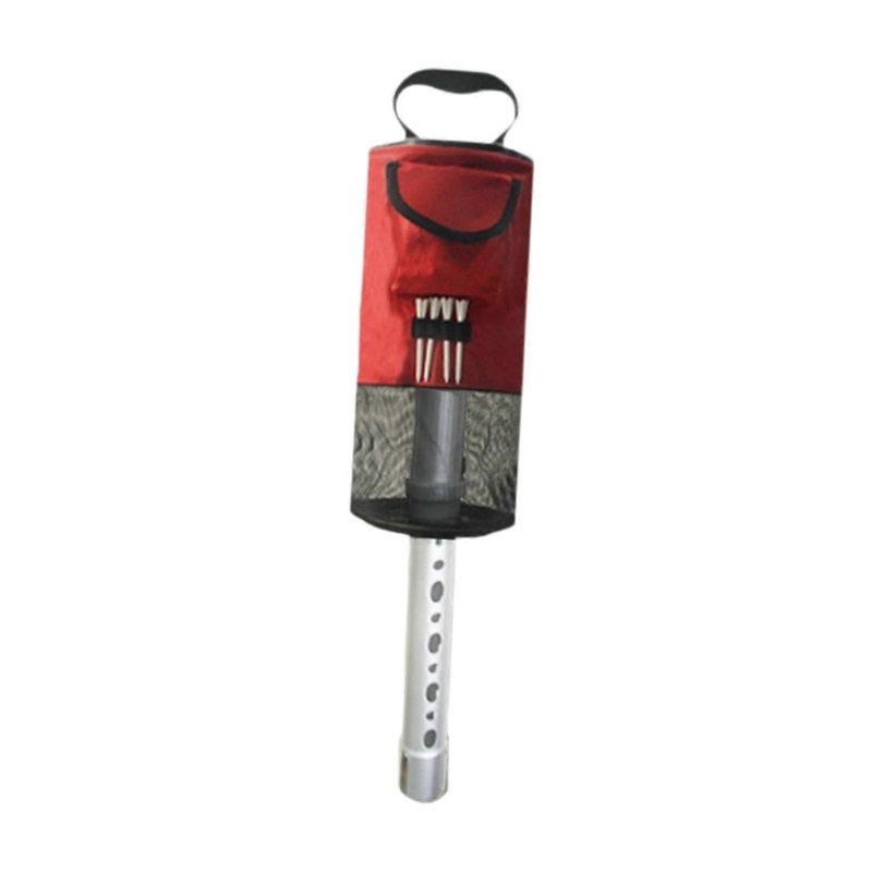 Golf Ball Retriever Golf Ball Picker Tube for Practice Outdoor Driving Range Red