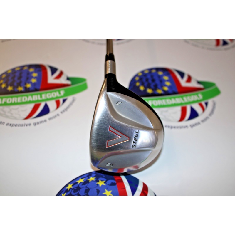Used Taylormade V Steel 15 Degree #3 Wood True Temper Dynamic Gold Lite Regular