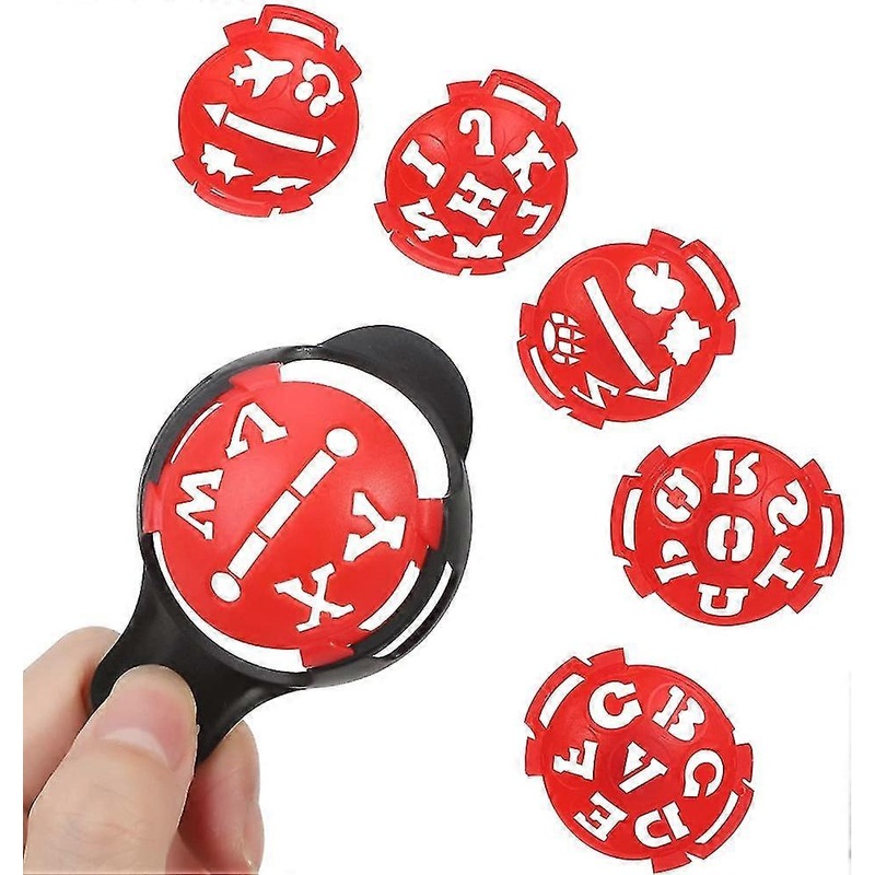 7Pcs Ball Scribe Template Set for Letter Patterns and Drawing Alignment