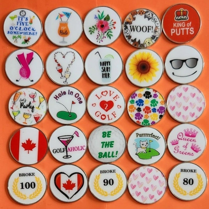 Best of Golf Ball Marker – Assorted
