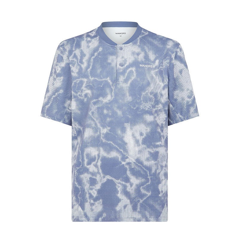 MANORS Blade Course Men’s Polo (Blue)