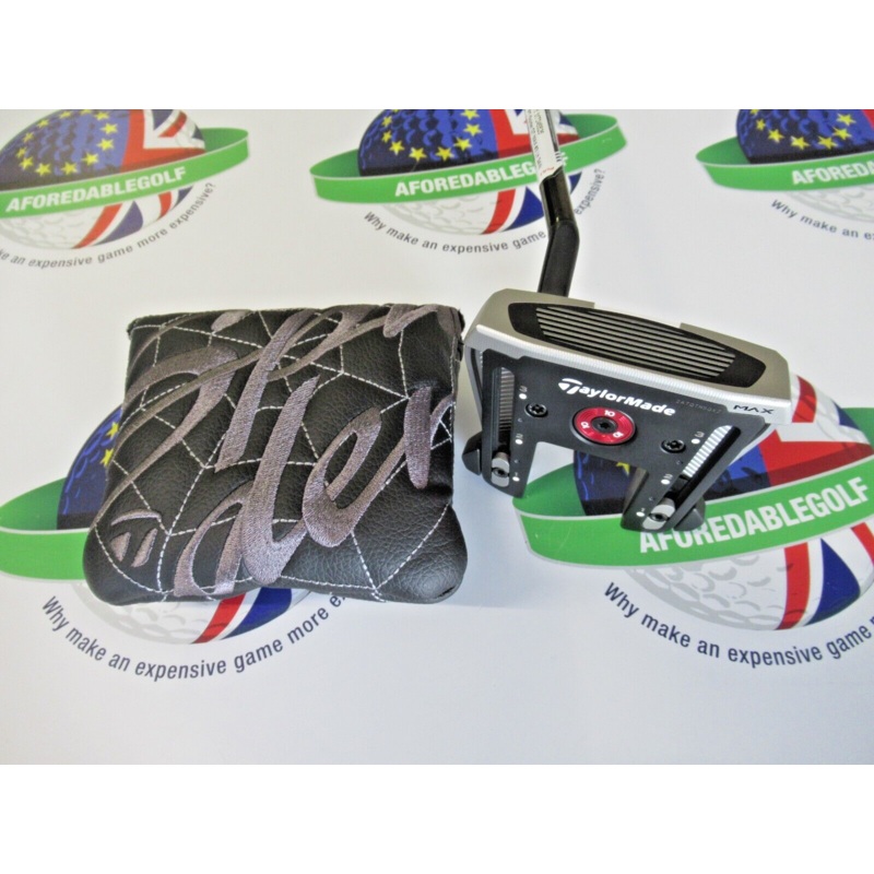 Taylormade Left Hand Spider Gt Max #3 34 Putter & Head Cover
