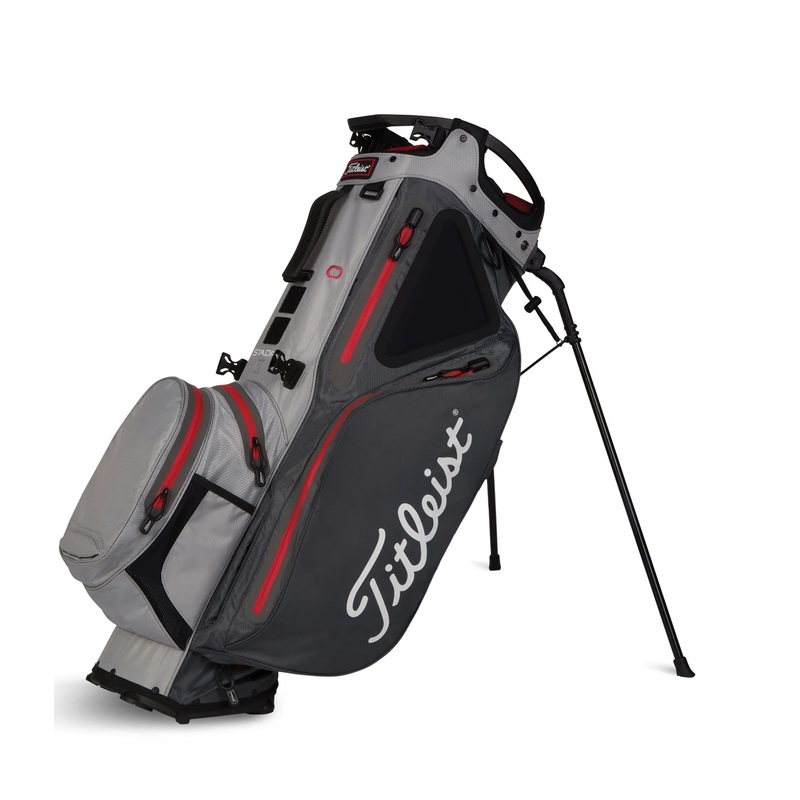 Titleist Hybrid 14 StaDry Stand Bag – Charcoal/Grey/Red