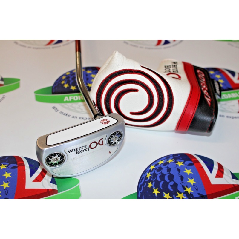 Used Odyssey White Hot Og #5 34 Putter & Head Cover