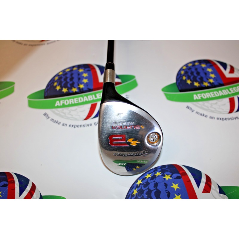 Used Taylormade Burner Rescue 19 Degree 3 Hybrid Reax Superfast 60G Regular Flex