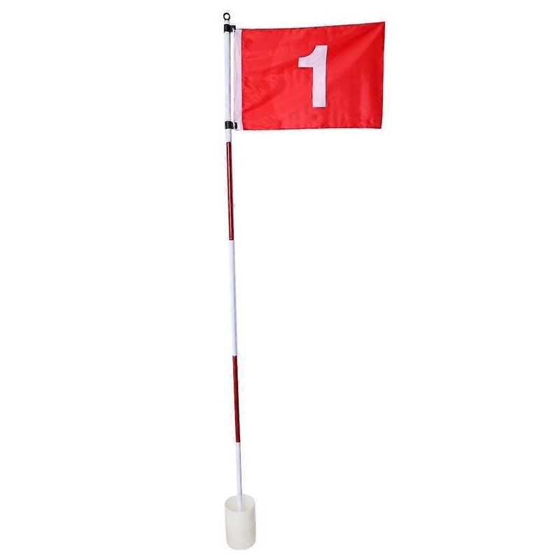 Backyard Practice Cup Flag Stick Pole, Golf Putting Green Flagstick,