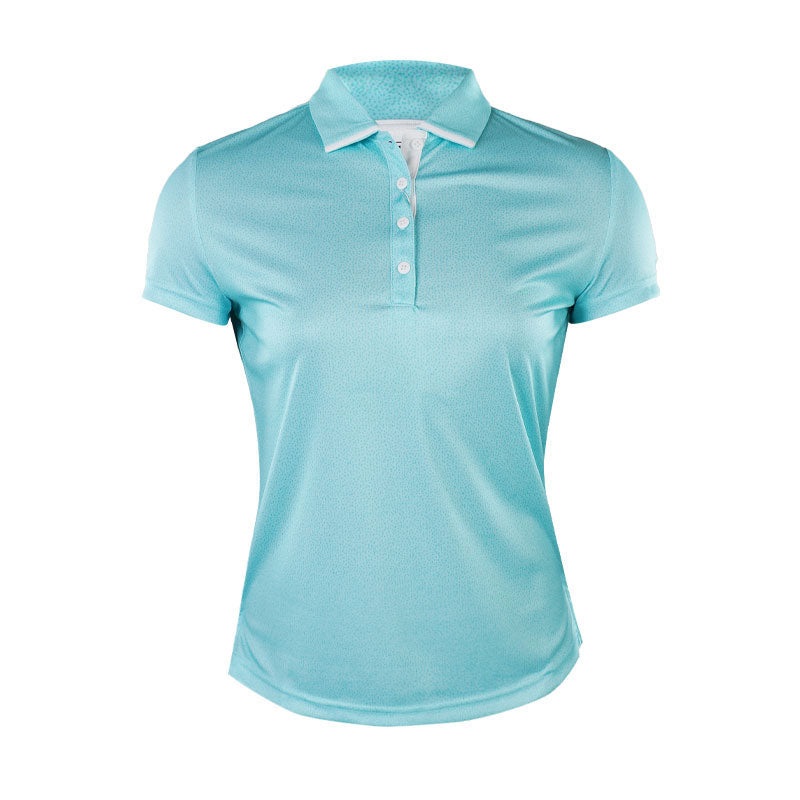 FOOTJOY Dot Print Women’s Polo (Aqua)